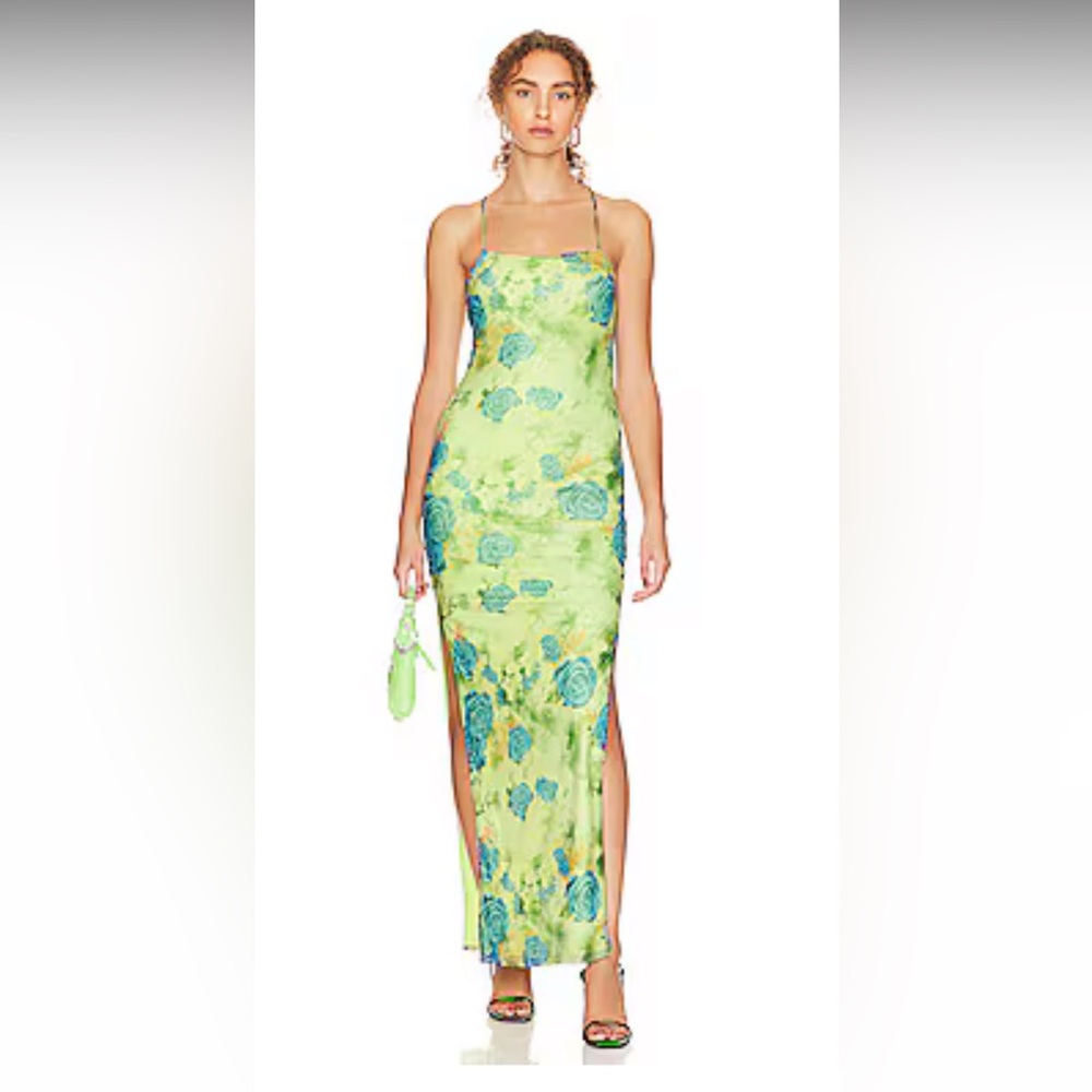 Superdown Lorena Maxi Dress - Blue Floral